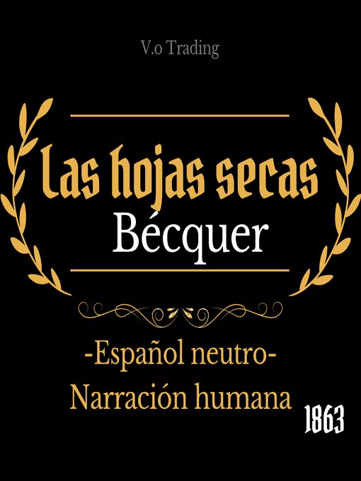 Title details for Las hojas secas by Gustavo Adolfo Bécquer - Available